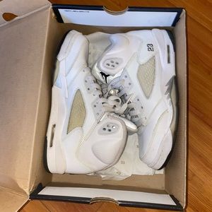 Jordan 5 white